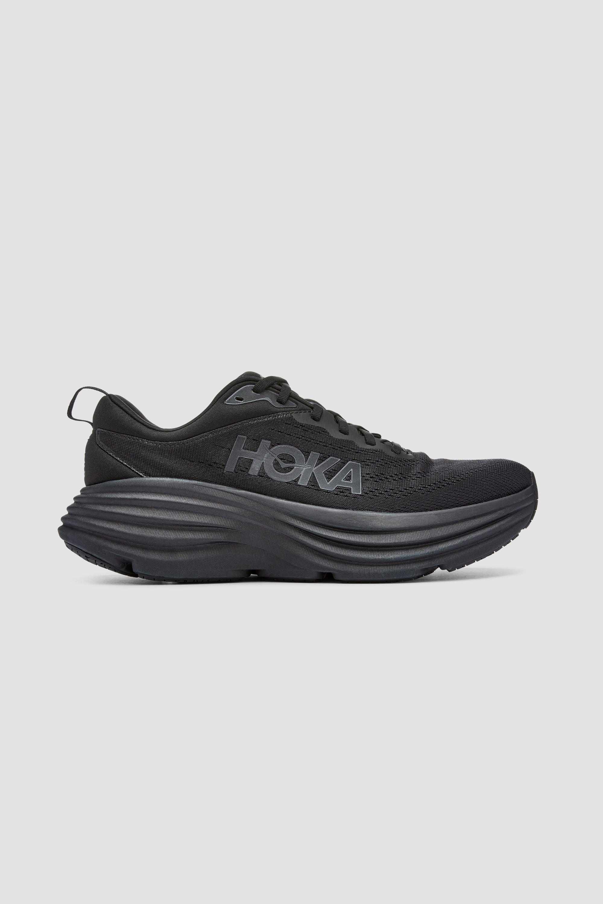 Hoka Bondi 8 pour femme en noir/noir 