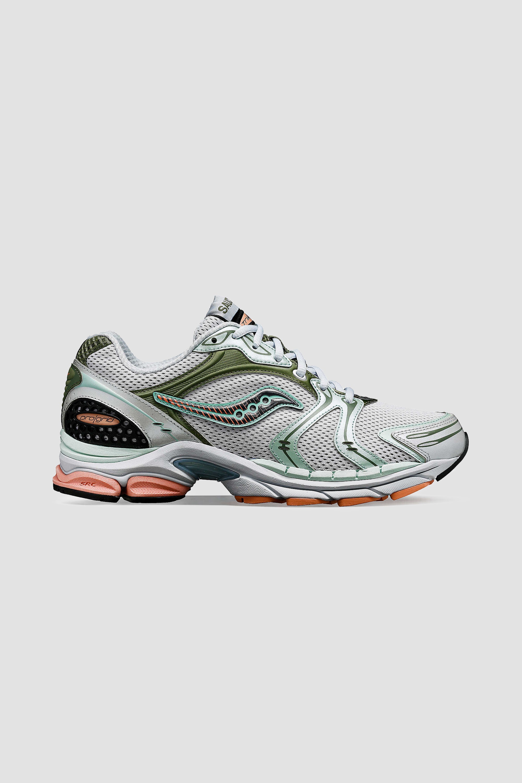 Baskets unisexes Saucony Progrid Triumph 4 en gris/vert