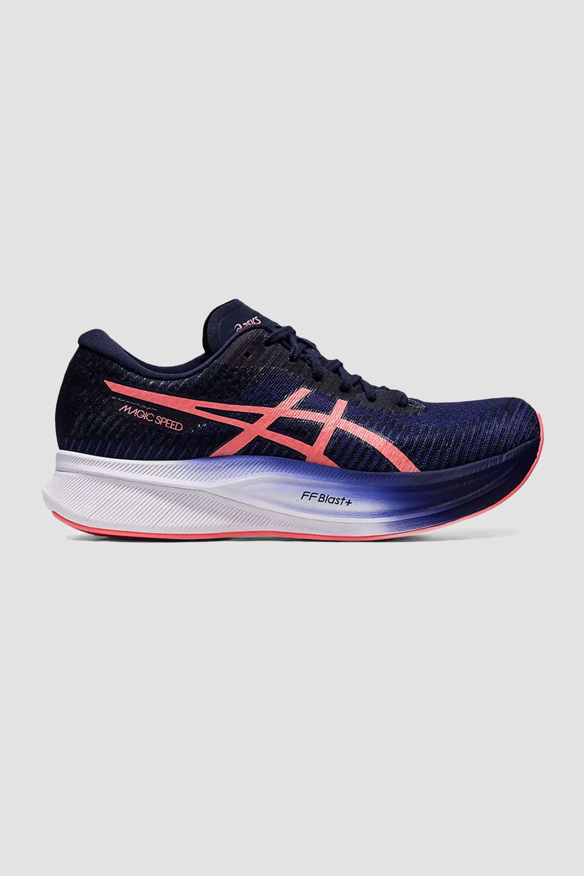 ASICS Magic Speed ​​2 pour femme en bleu indigo/papaye