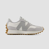 New Balance Women's 327 Sneaker in Raincloud with Reflection