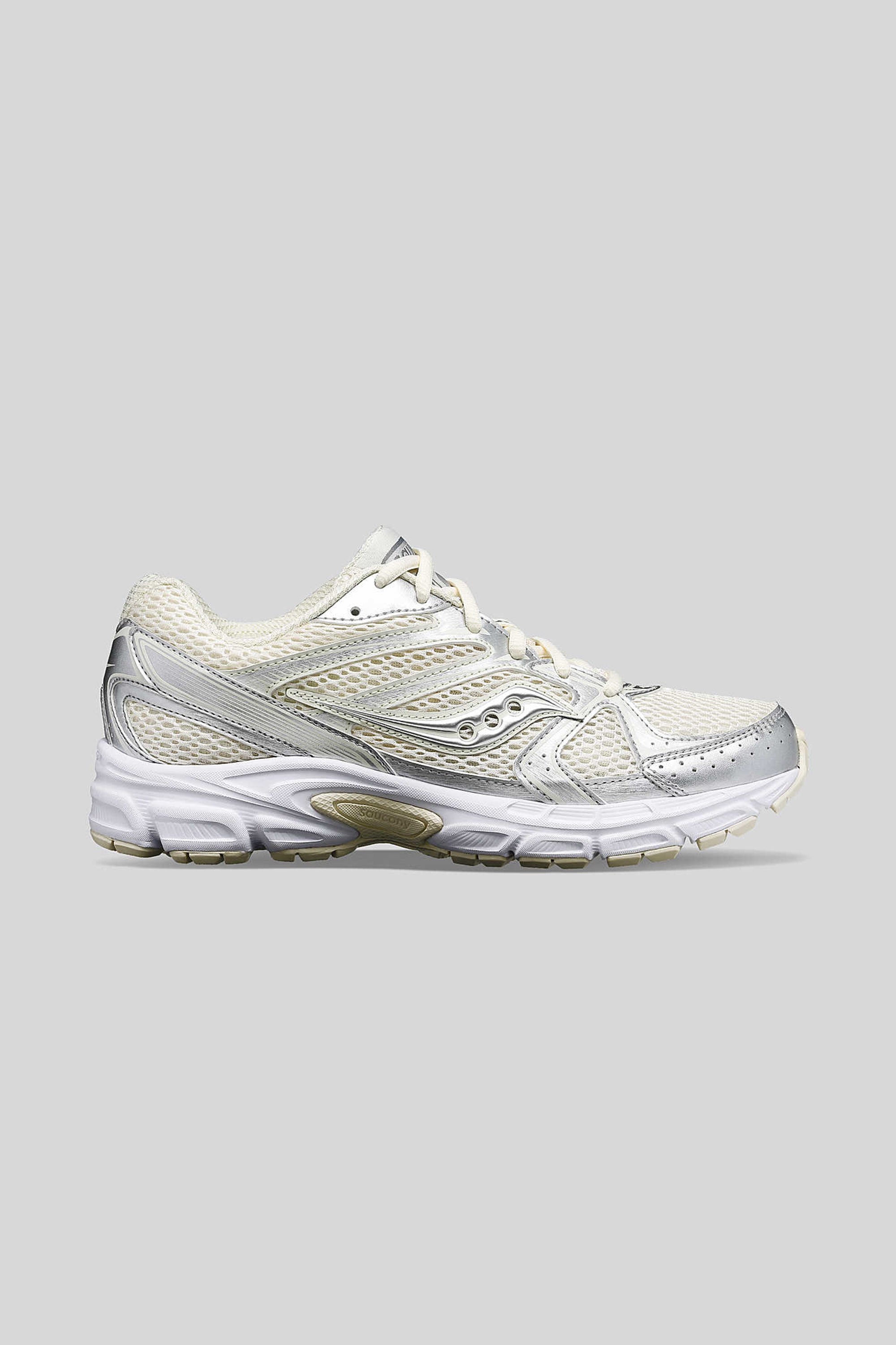 Saucony Grid Ride Millennium pour femme en crème/argent