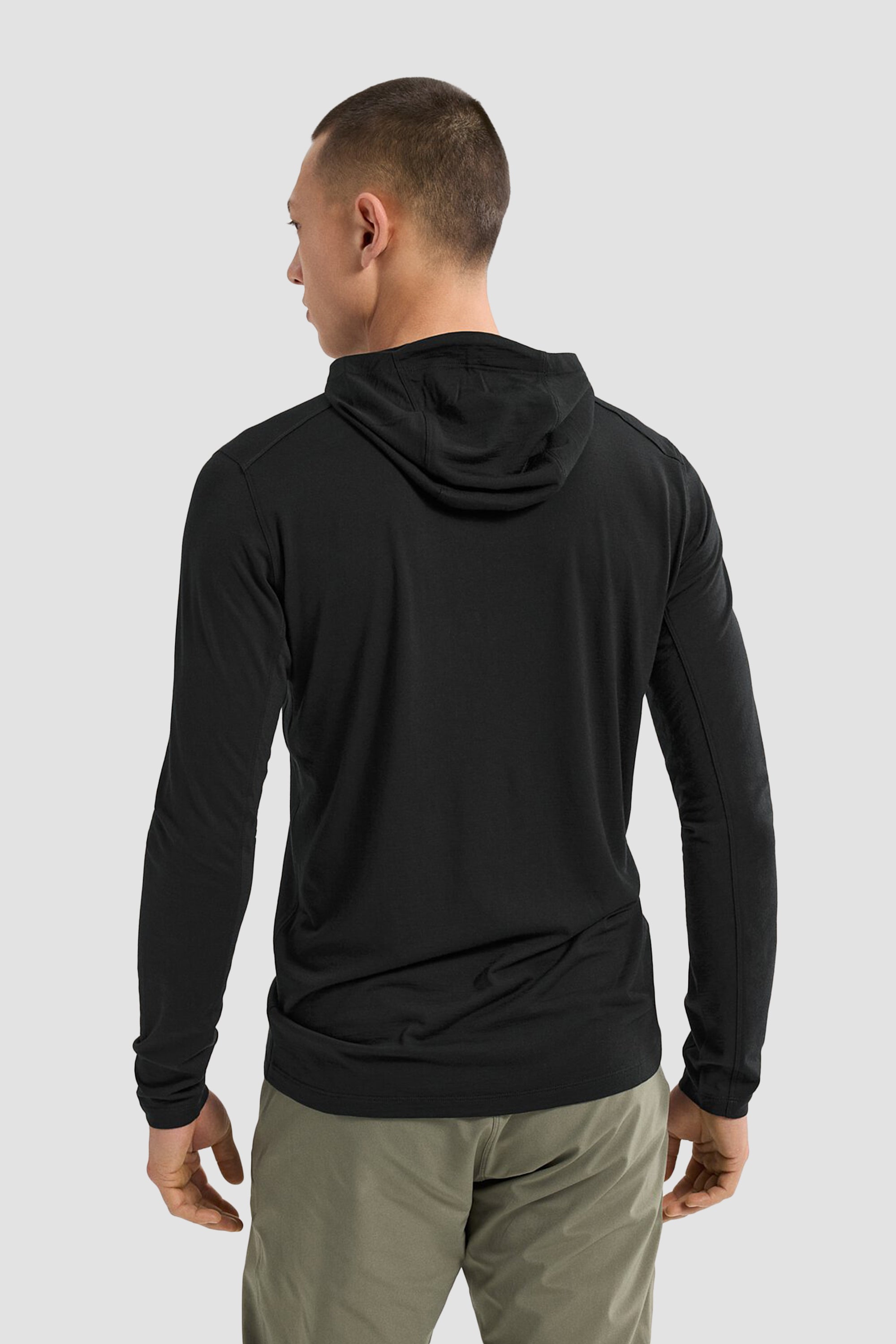 Arc'teryx Men's Ionia Merino Wool Hoody in Black