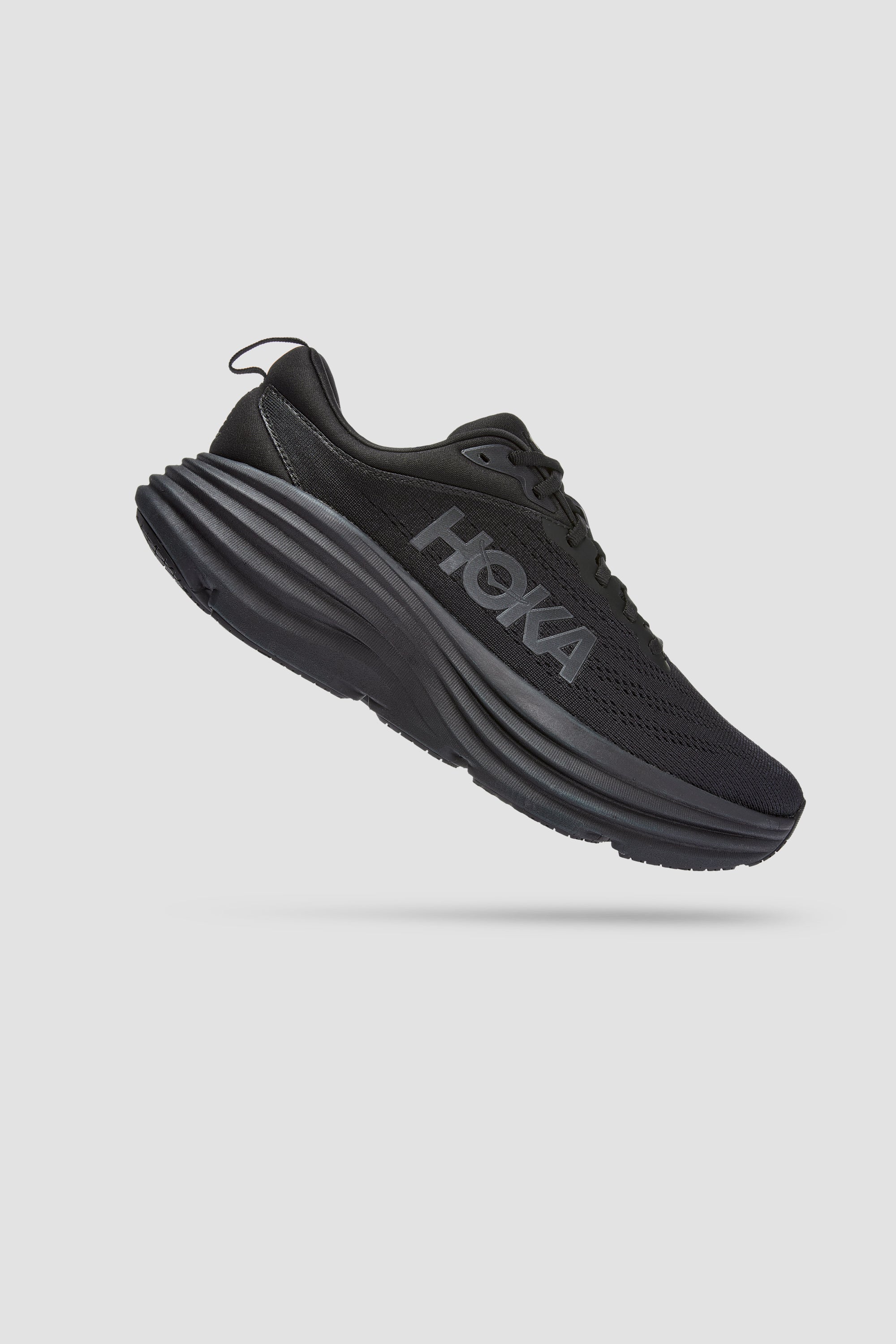 Hoka Bondi 8 pour femme en noir/noir 