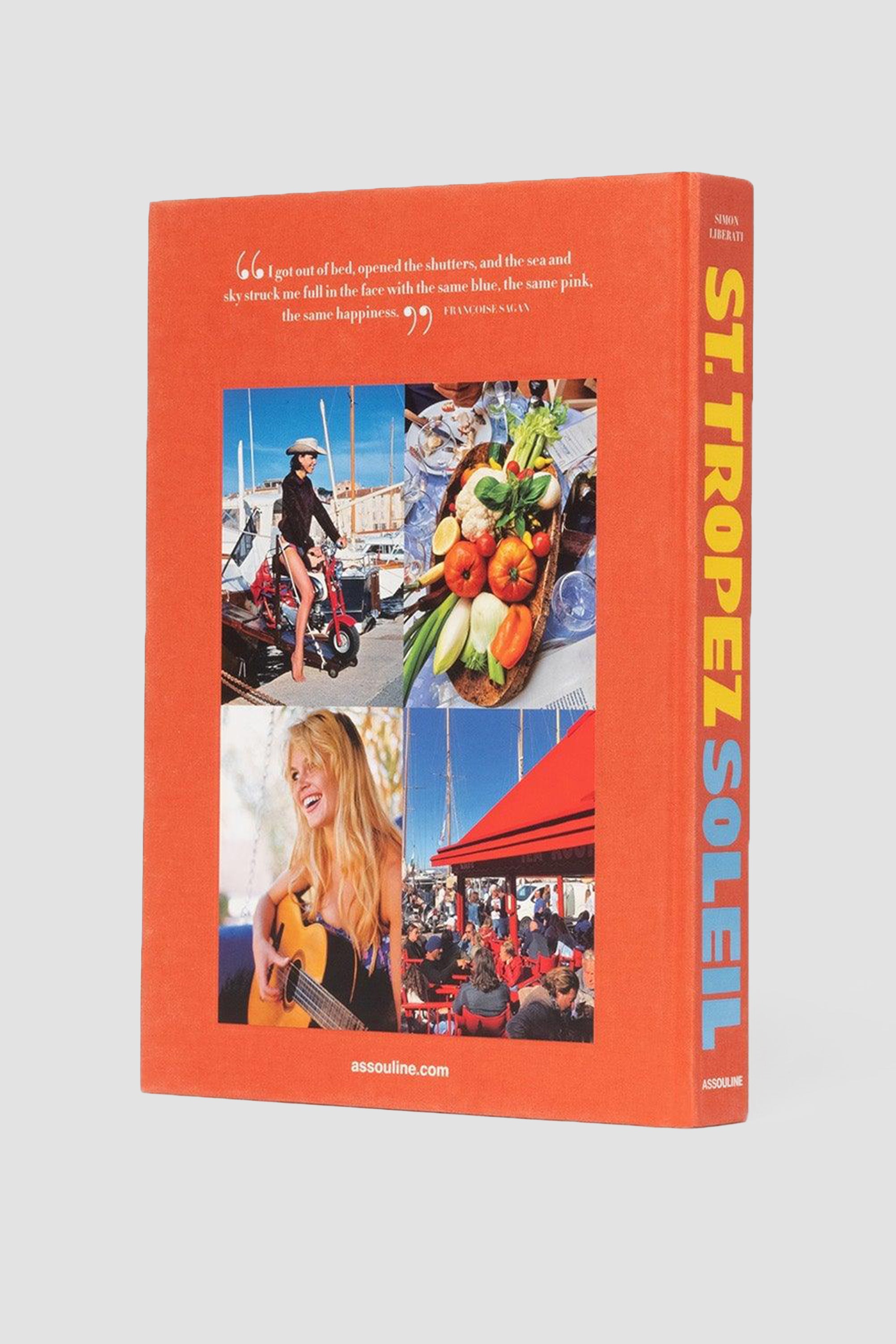 ASSOULINE St. Tropez Soleil Hardcover Book by Simon Liberati