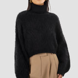 LAMARQUE Women's Garcelle Wool Turtleneck Sweater