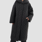 LAMARQUE Women's Hendrika Oversized Quilted Coat