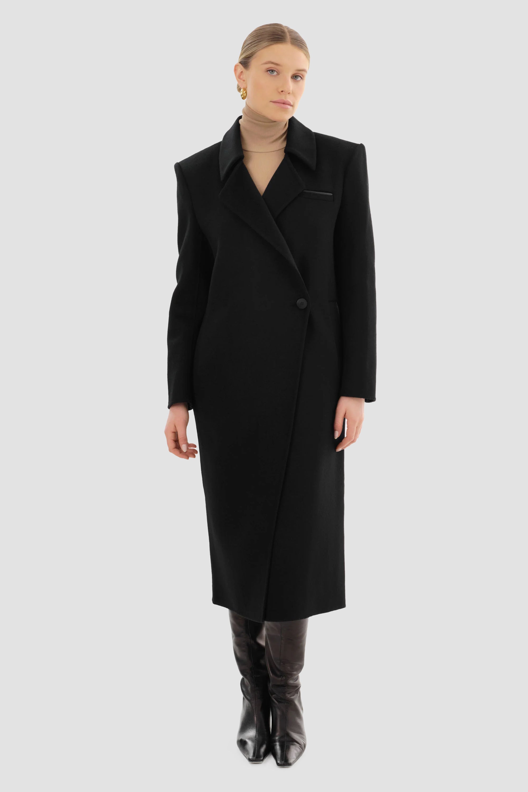 LAMARQUE Women's Lorelei Double Face Wool Coat