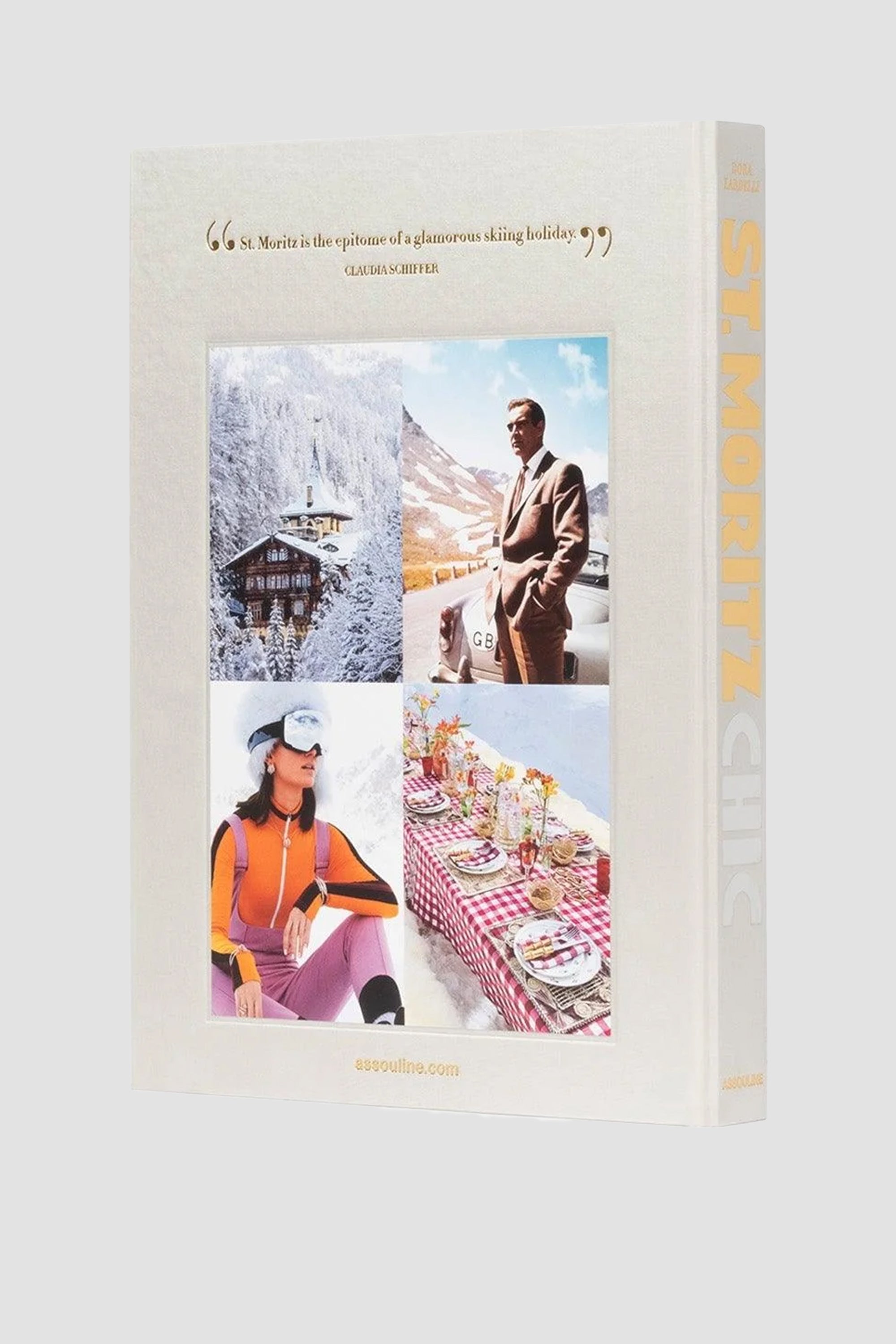 ASSOULINE St. Moritz Chic Hardcover Book by Dora Lardelli