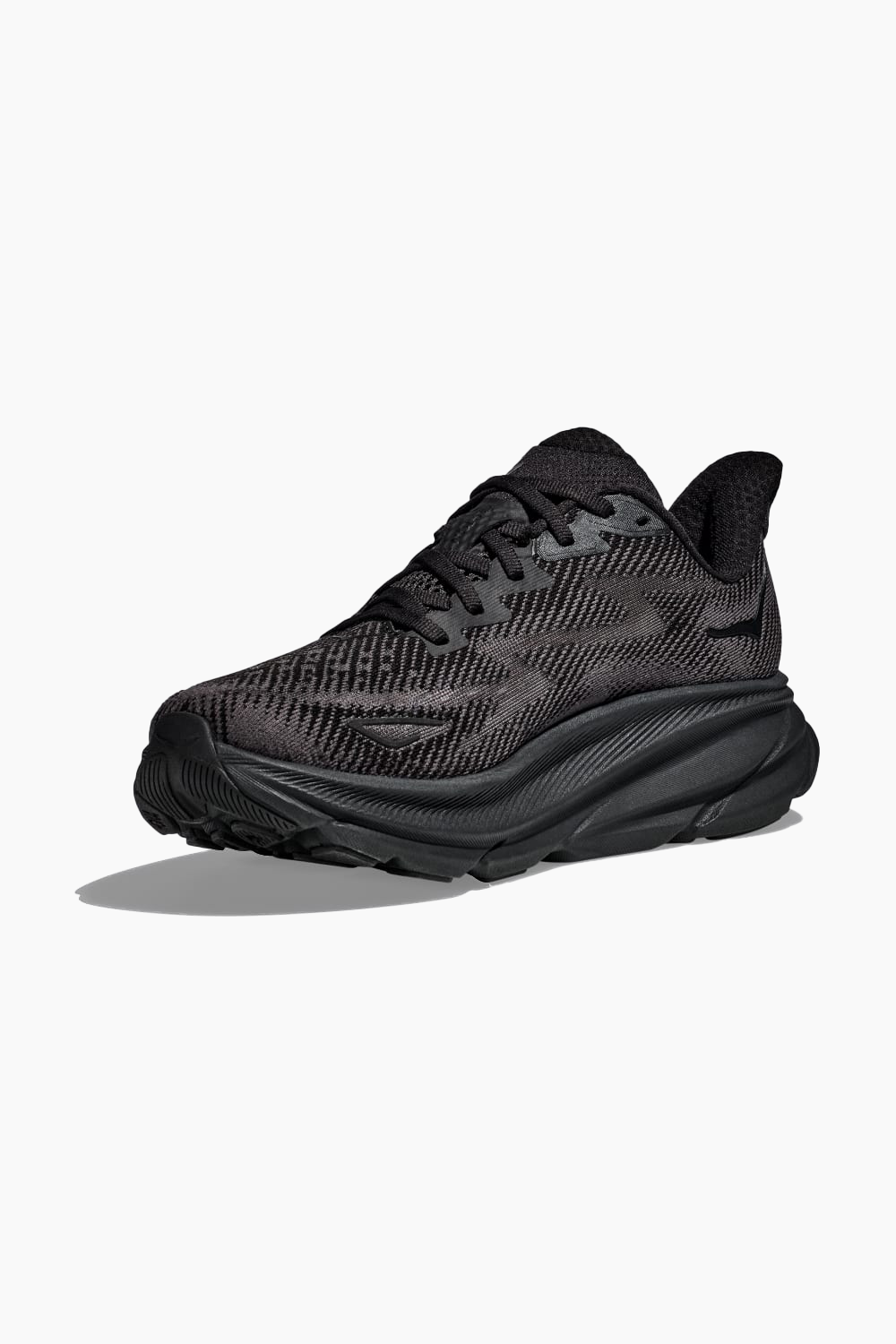 HOKA Women's Clifton 9 in Black/Black