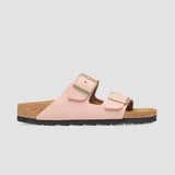 Birkenstock Unisex Arizona SFB Nubuck Leather in Soft Pink