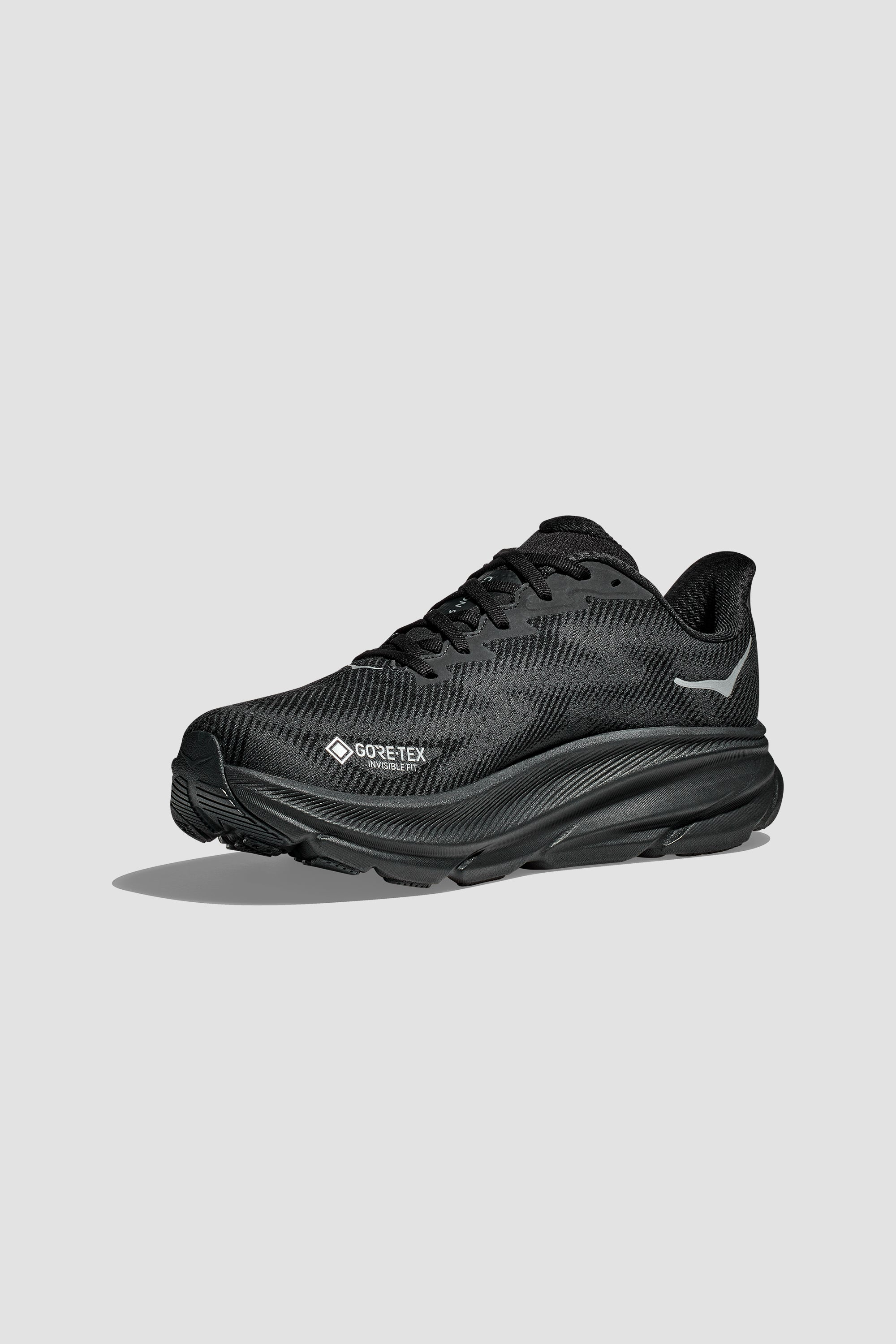 HOKA Clifton 9 GTX pour homme en noir/noir