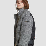 Nicole Benisti Women's Brooklyn Tweed Noir Bomber Jacket