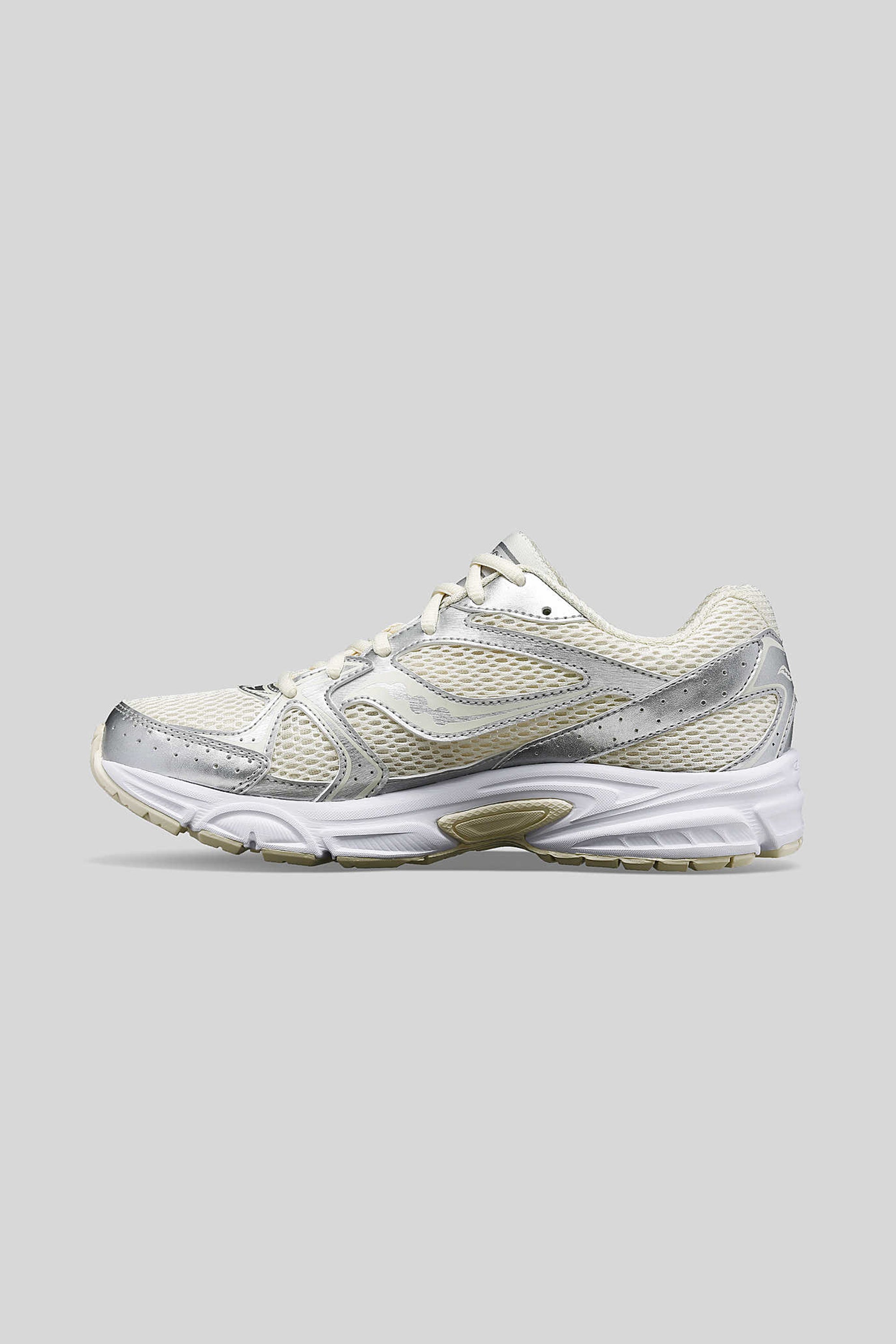 Saucony Grid Ride Millennium pour femme en crème/argent