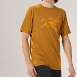 Arc'teryx Men's Ionia Merino Wool Logo SS T-Shirt in Yukon