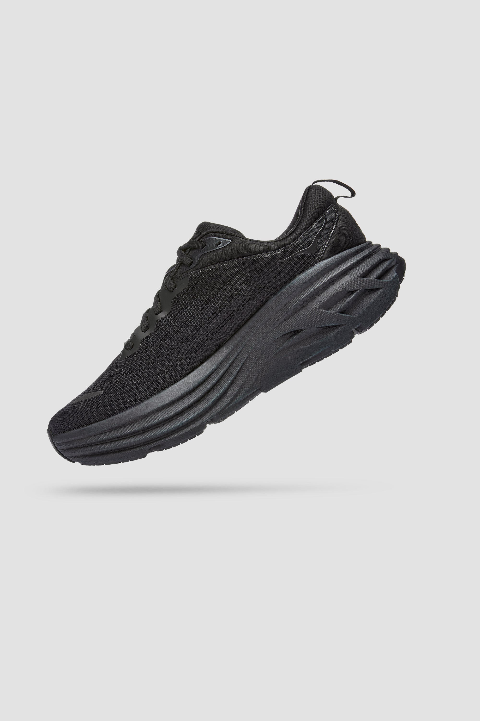 Hoka Bondi 8 pour femme en noir/noir 