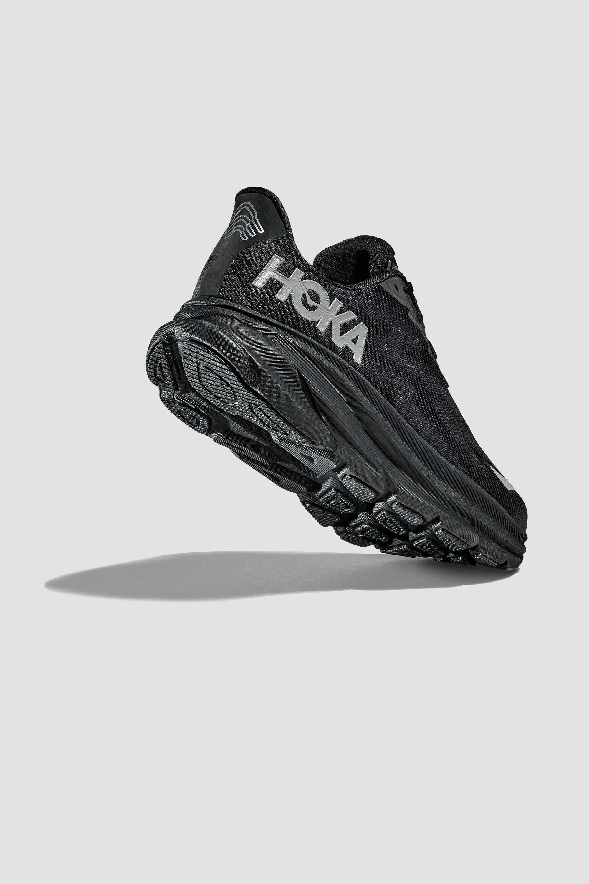 HOKA Clifton 9 GTX pour homme en noir/noir