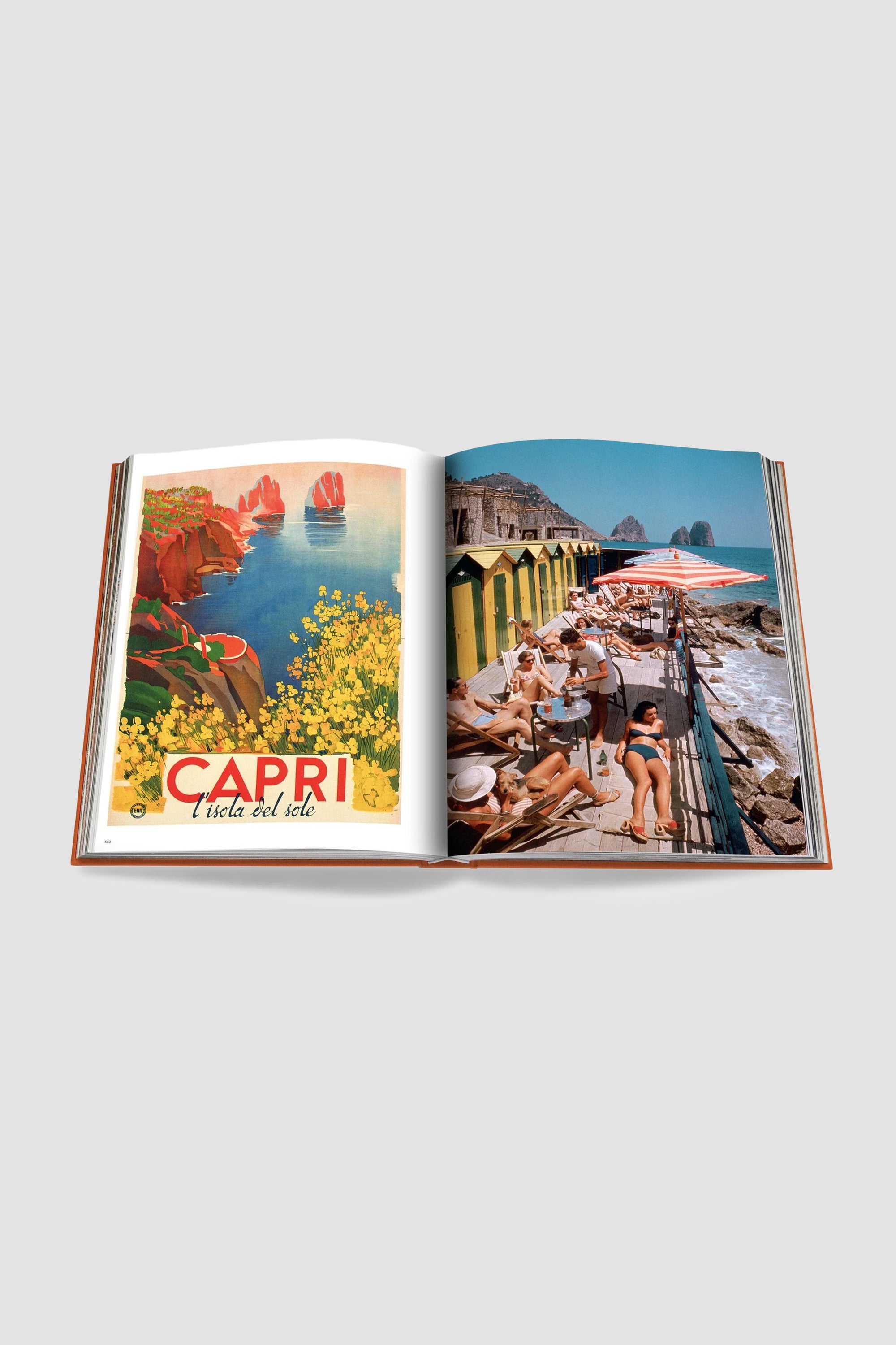 ASSOULINE Capri Dolce Vita Hardcover Book by Cesare Cunaccia