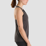 Arc'teryx Women's Teama Tank in Black Heather