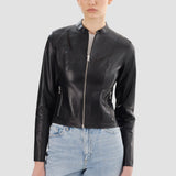 LAMARQUE Women's Chapin Reversible Leather Bomber