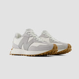 New Balance Women's 327 Sneaker in Raincloud with Reflection