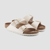 Birkenstock Women's Arizona Vegan Canvas in Eggshell