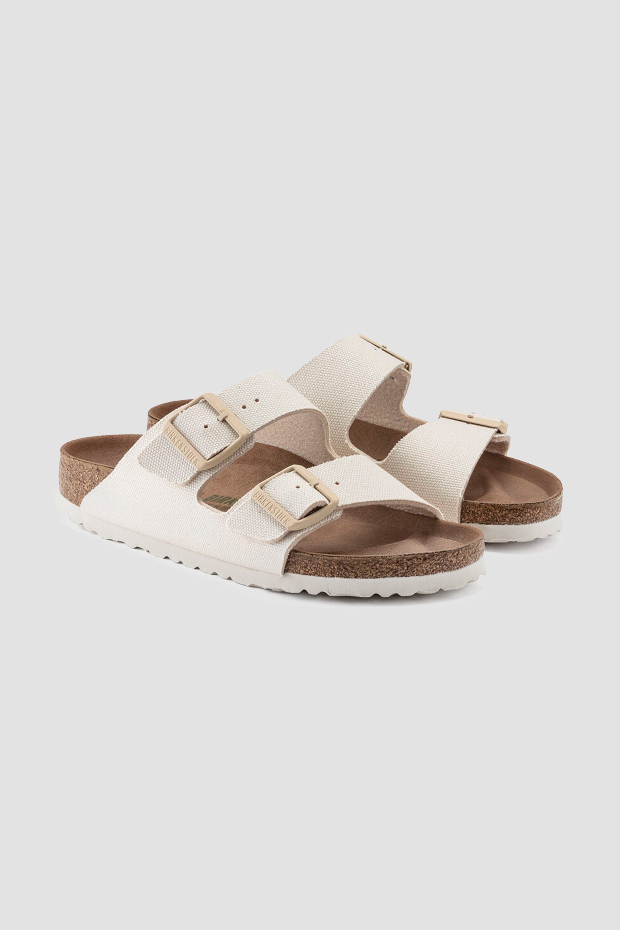 Birkenstock Women's Arizona Vegan Canvas in Eggshell