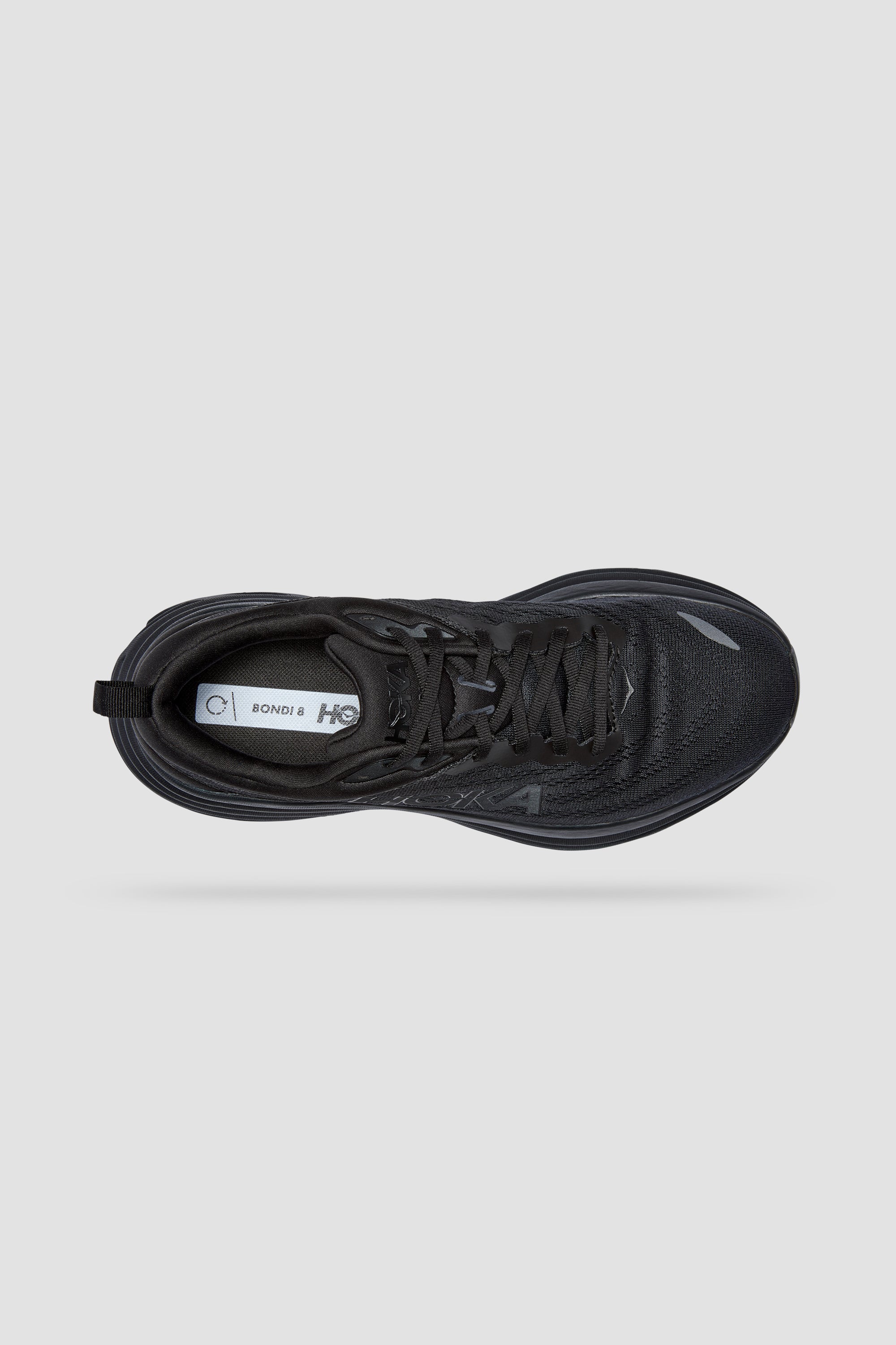 Hoka Men's Bondi 8 in Black/Black