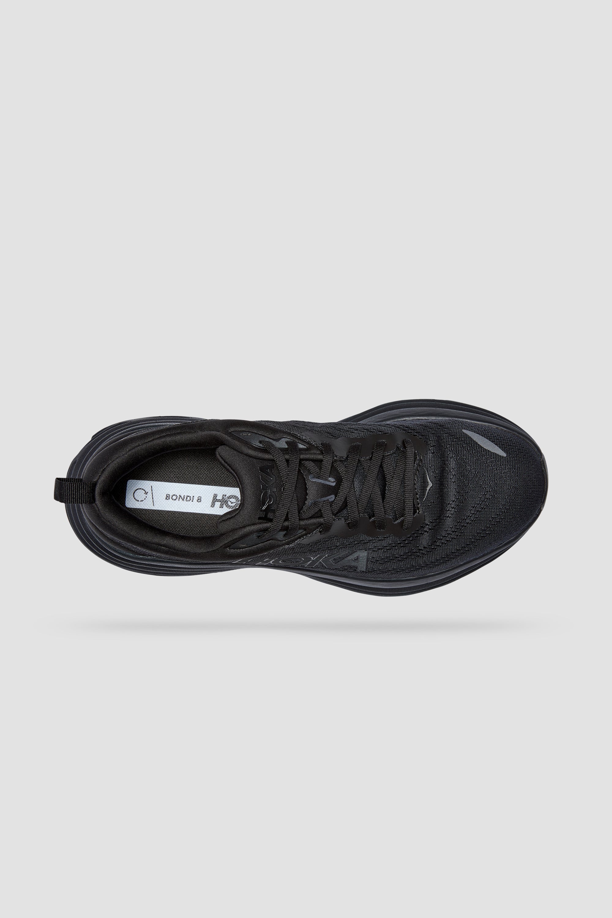 Hoka Bondi 8 pour femme en noir/noir 