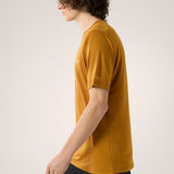 Arc'teryx Men's Ionia Merino Wool Logo SS T-Shirt in Yukon