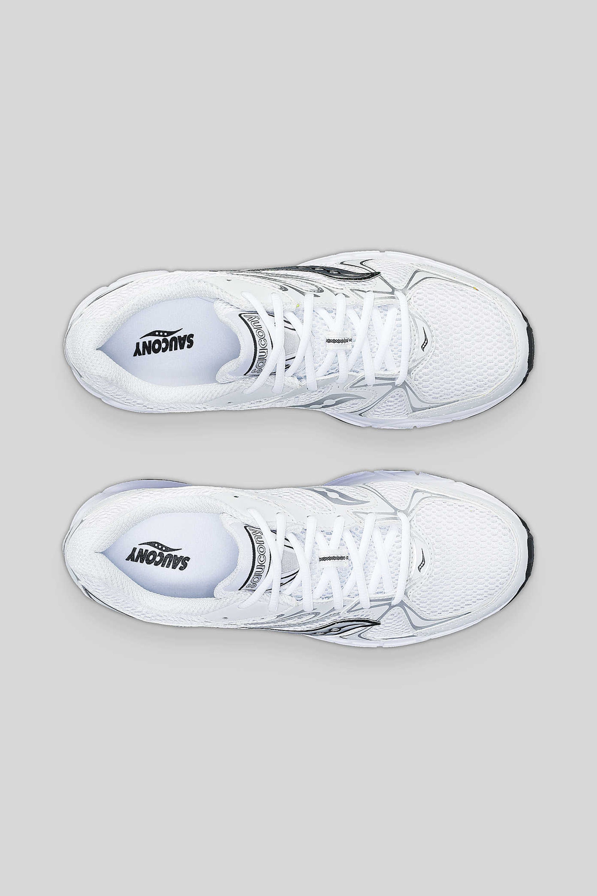 Saucony Unisex Grid Ride Millennium in White/Silver