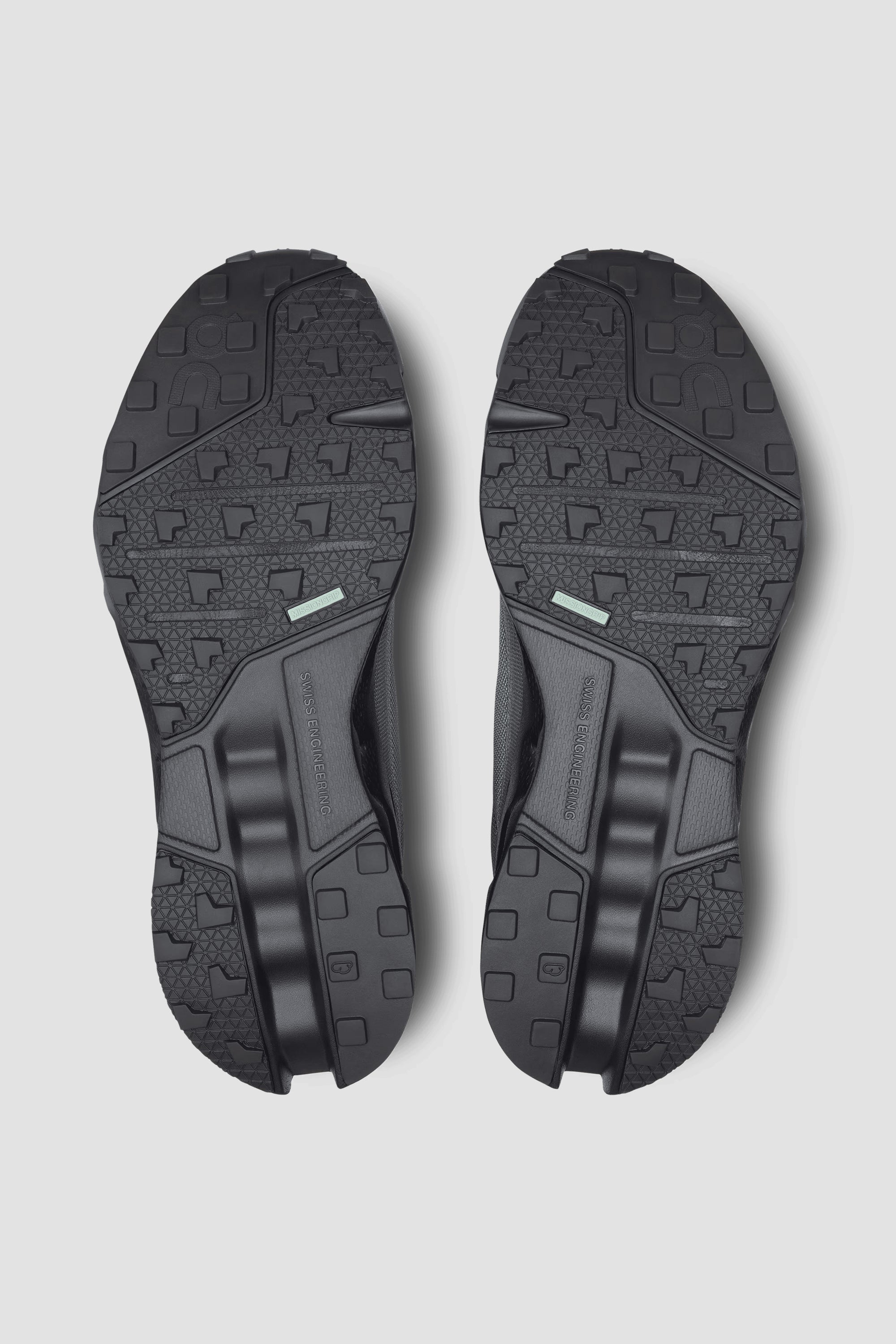 ON | Women's Cloudsurfer Trail shoe in Black/Eclipse