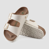 Birkenstock Women's Arizona Vegan Canvas in Eggshell