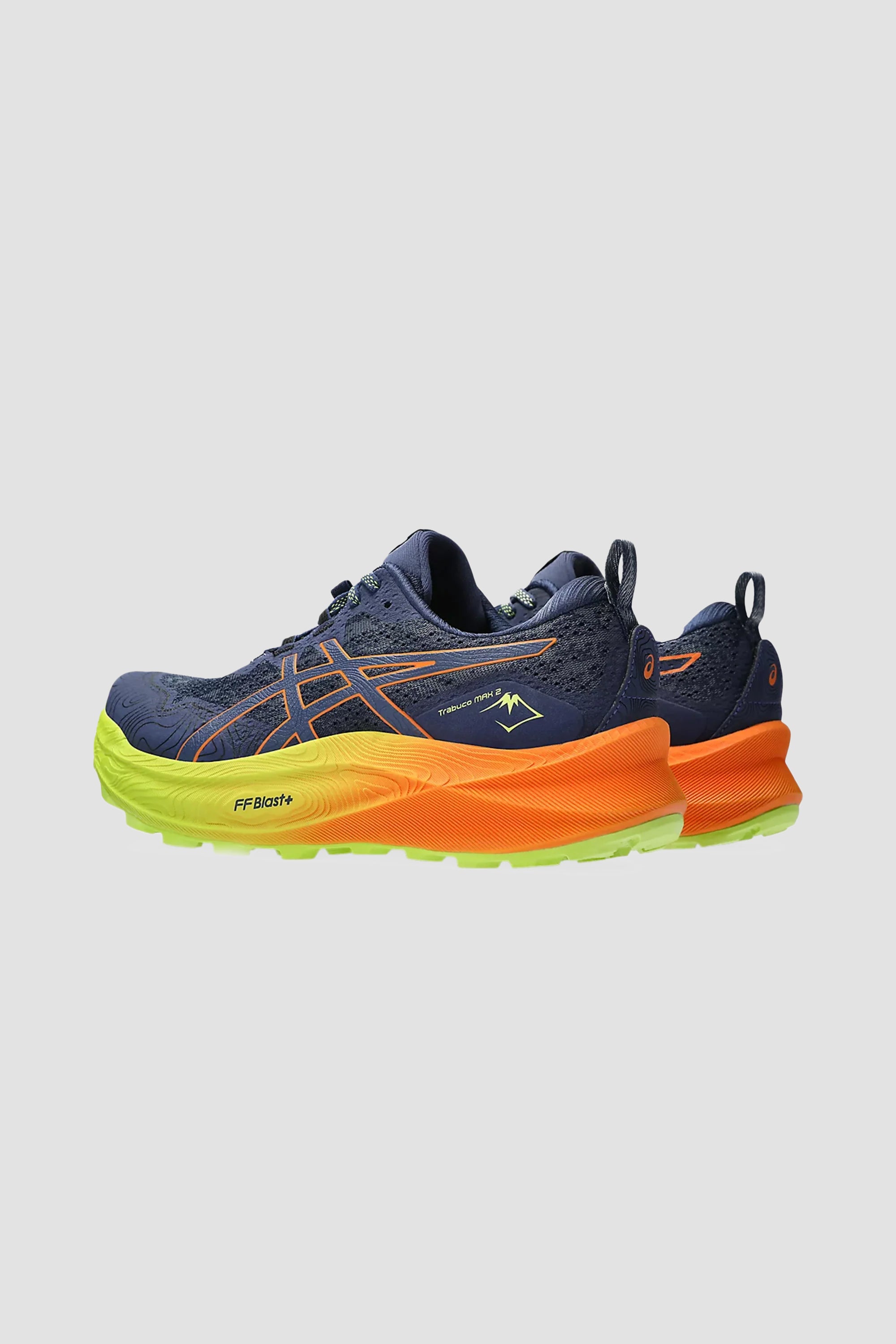 ASICS Men's Trabuco Max 2 in Deep Ocean/Bright Orange