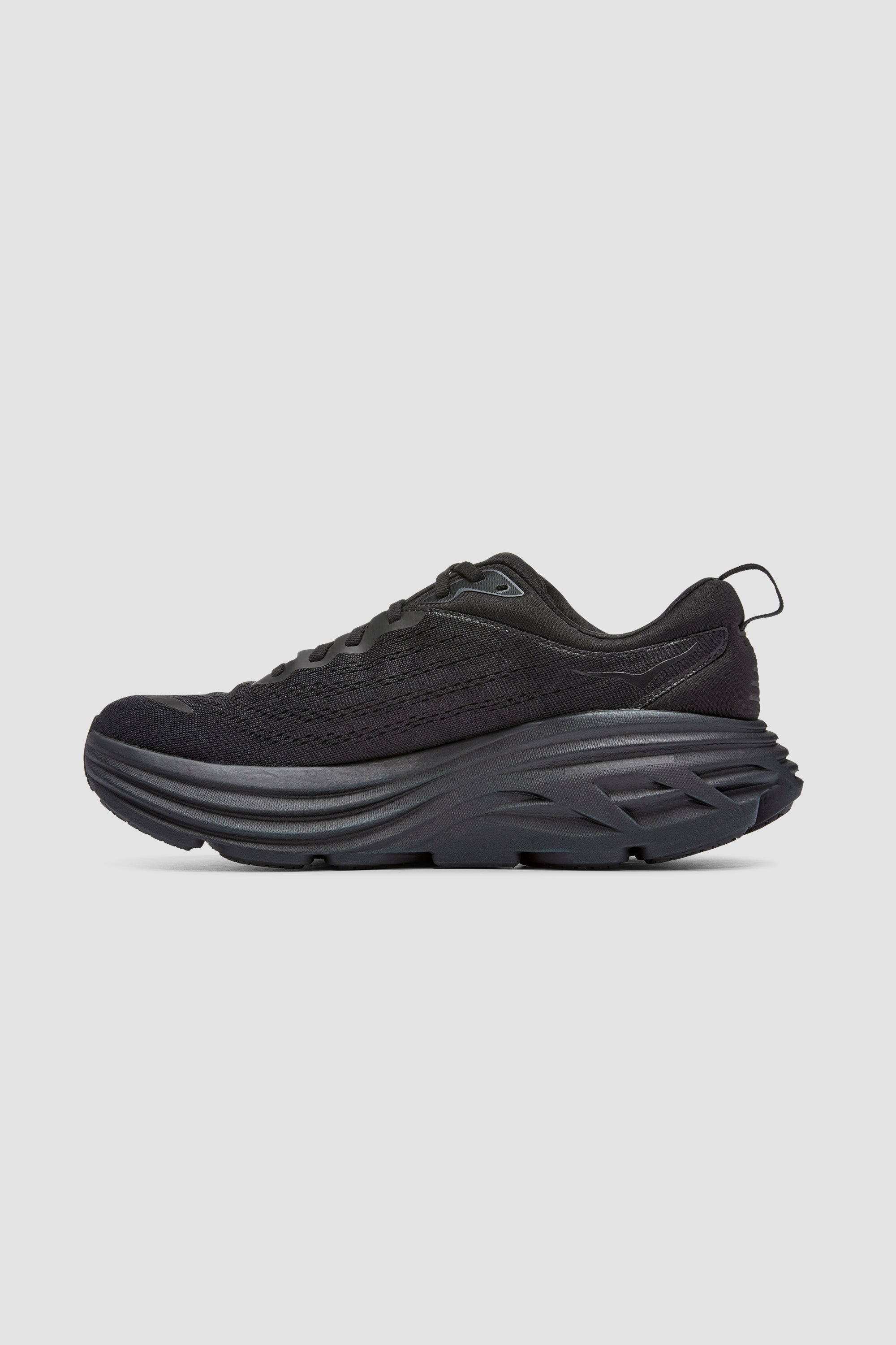 Hoka Bondi 8 pour femme en noir/noir 