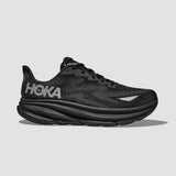 HOKA Clifton 9 GTX pour femme en noir/noir 