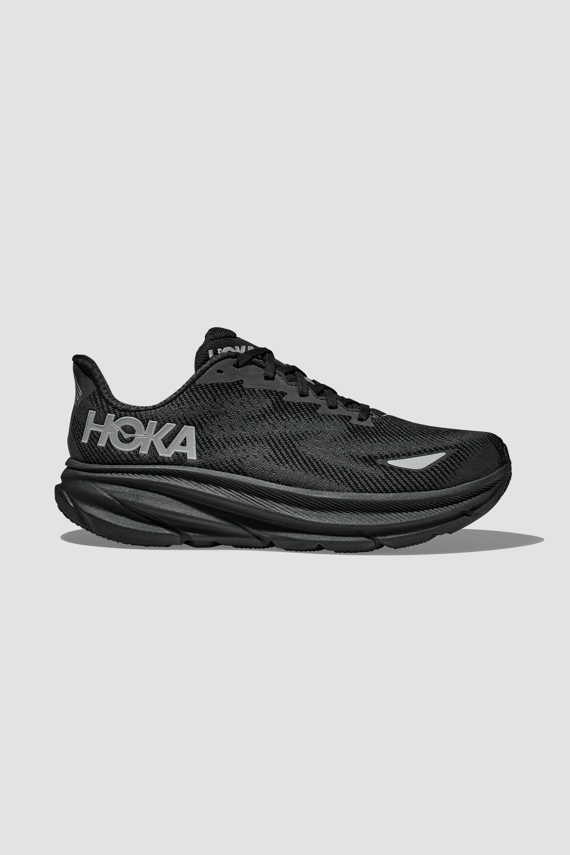 HOKA Clifton 9 GTX pour femme en noir/noir 