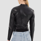 LAMARQUE Women's Chapin Reversible Leather Bomber