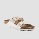 Birkenstock Women's Arizona Vegan Canvas in Eggshell